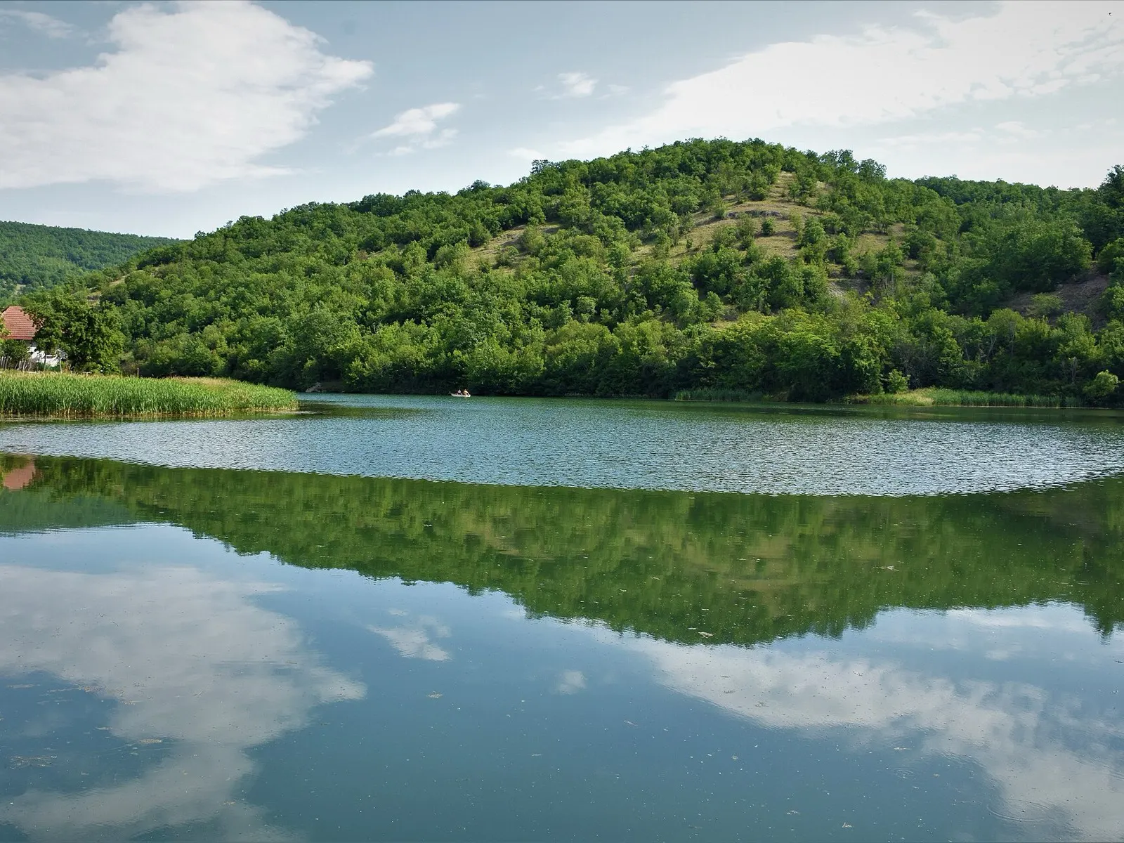 The Grlište reservoir south-west of Zaječar